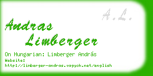 andras limberger business card